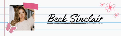 beck name banner