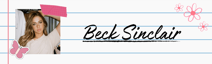 beck name banner