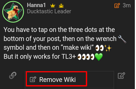 remove wiki
